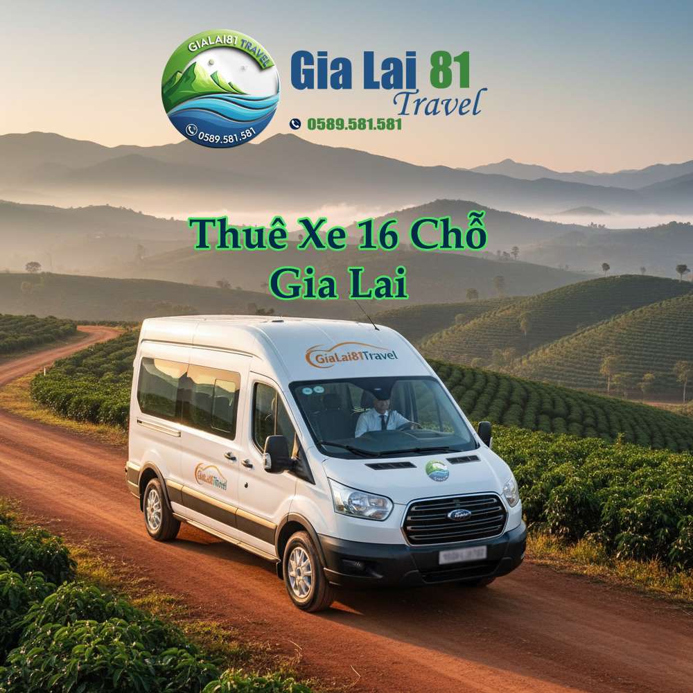 thuê xe 16 chỗ gia lai