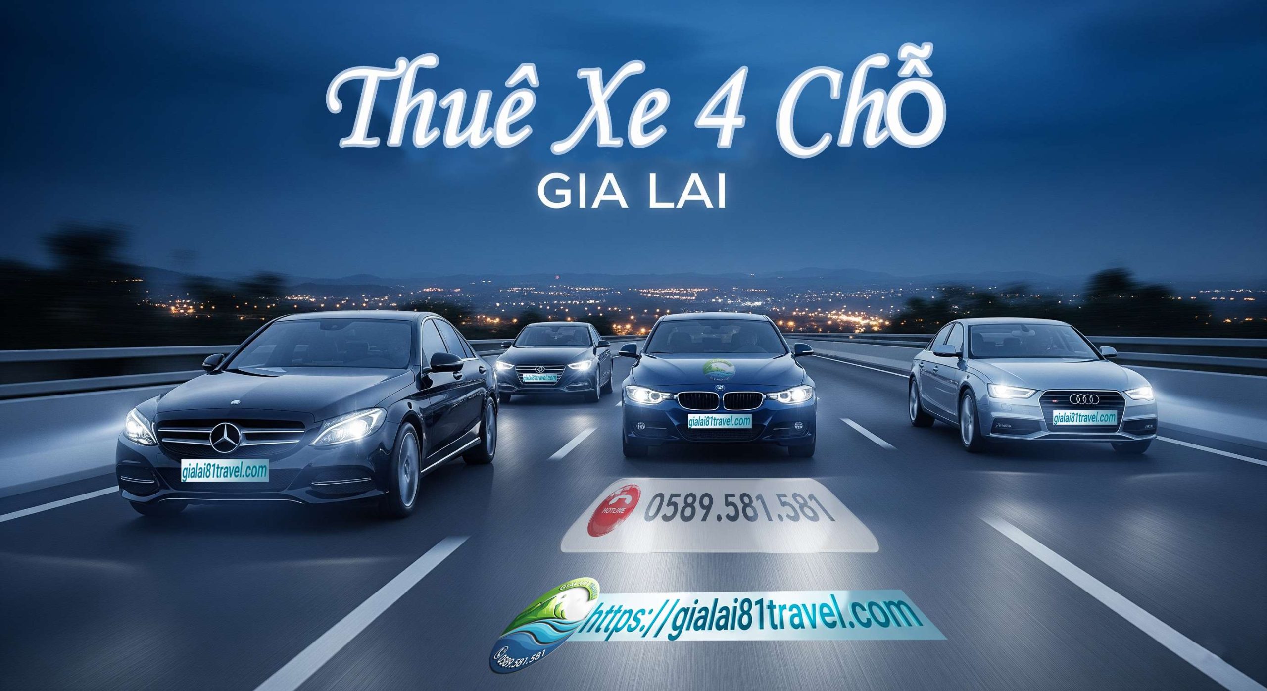 thuê xe 4 chỗ gia lai