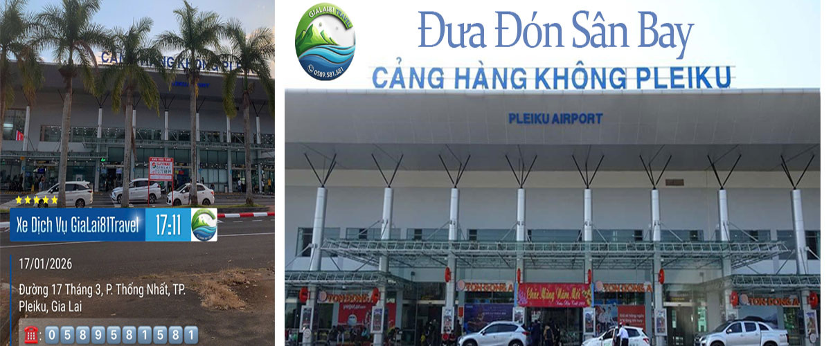 Taxi Sân Bay Pleiku - GiaLai81travel