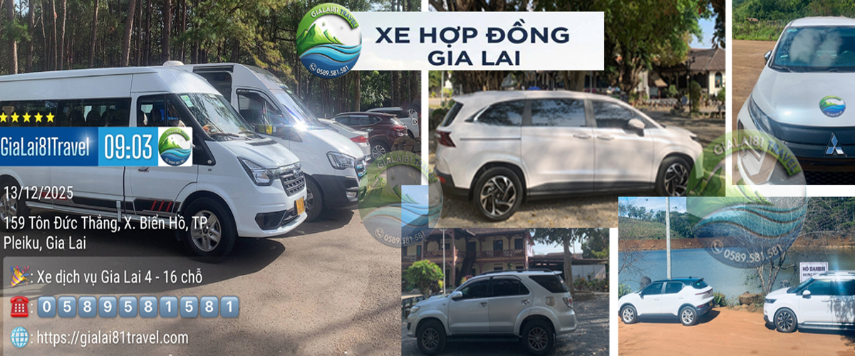 xe hợp đồng gia lai - GiaLai81Travel