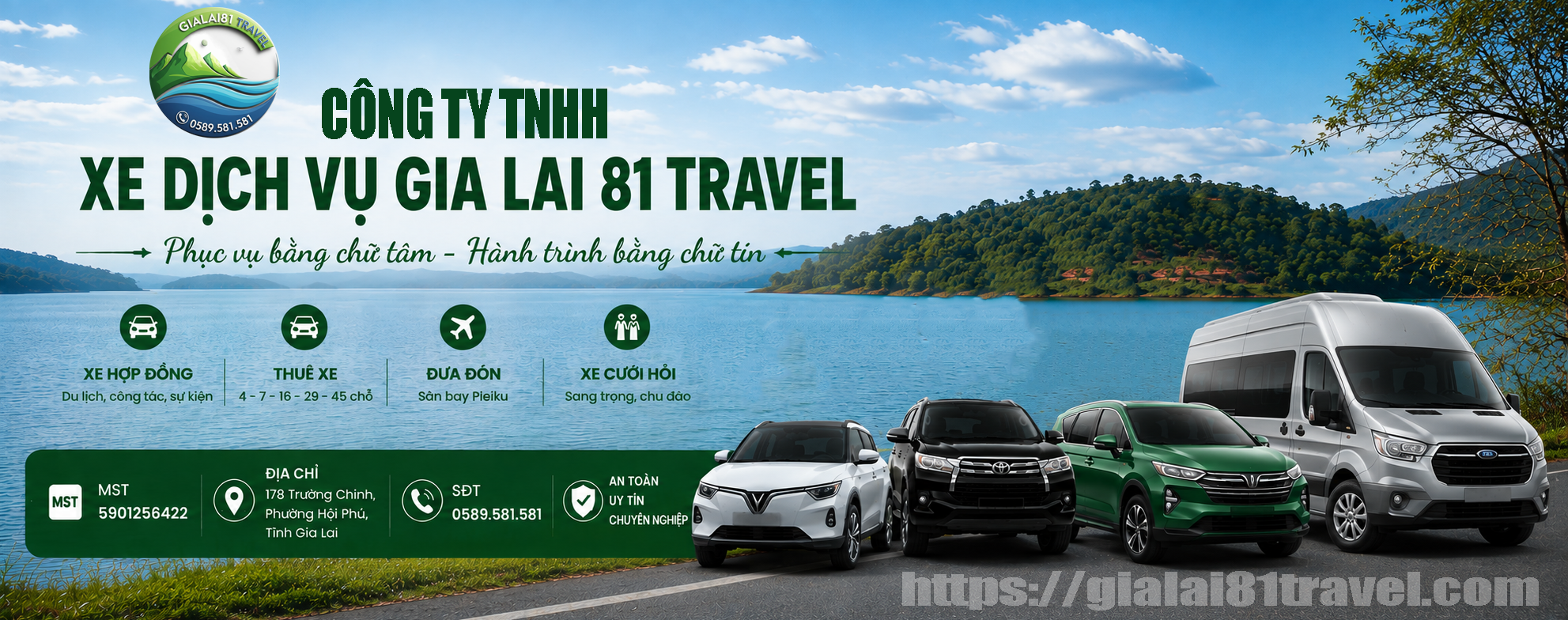 XE DỊCH VỤ GIA LAI 81 TRAVEL